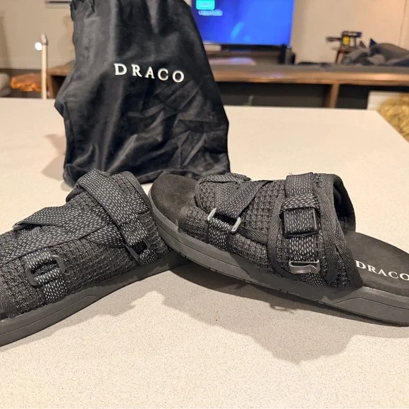 Draco Black Sandals - Picture 3 of 7